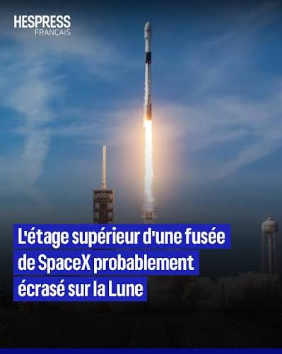 Un débris de fusée SpaceX s'écrase sur la Lune : premières images de l'impact