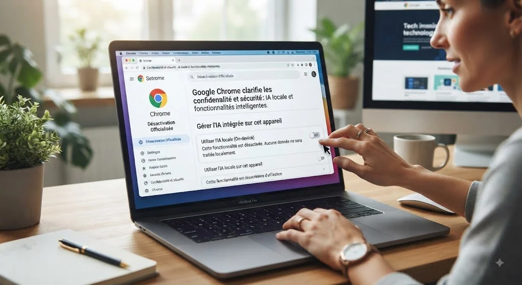 Google Chrome clarifie les conditions d’utilisation de son IA locale et officialise sa désactivation