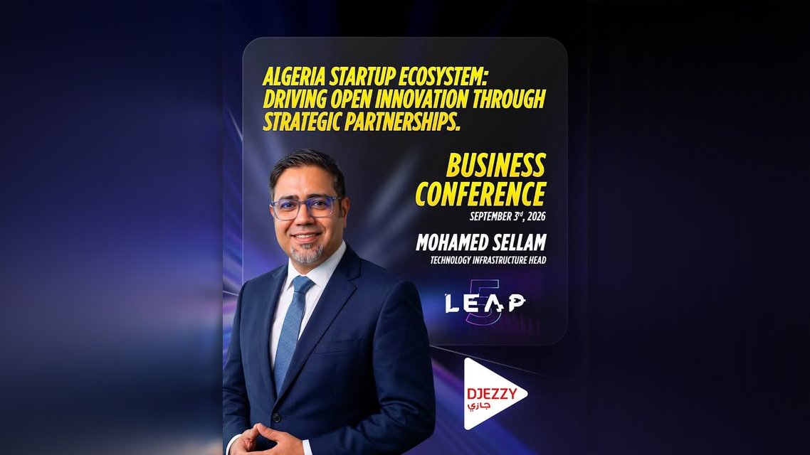 Djezzy représenté au LEAP 2026 par son expert en infrastructure technologique