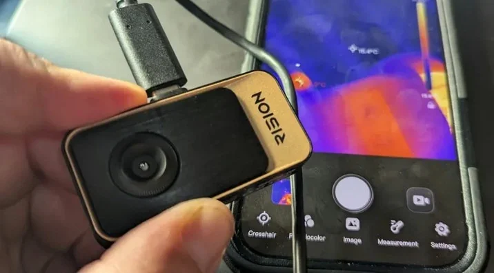 Présentation de la caméra thermique de poche Rision Magic pour smartphones